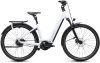 Cube Kathmandu Hybrid Deluxe Pro 800 metallicwhite'n'chrome Größe: Easy Entry 46 cm