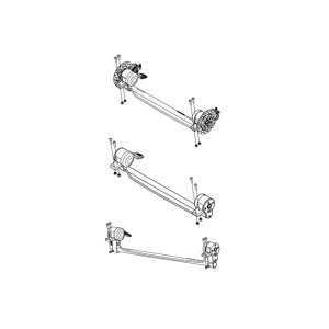 THULE Achsset komplett (Axle Assembly)