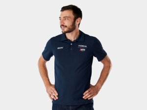 Santini Shirt Santini Trek-Segafredo Polo Men's M Navy