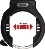 Abus Rahmenschloss Amparo 4650XL NR ohne Halter schwarz 