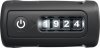 Abus Faltschloss Bordo Combo 6000C/90 LED Code mit Halter SH 6000/90 schwarz 