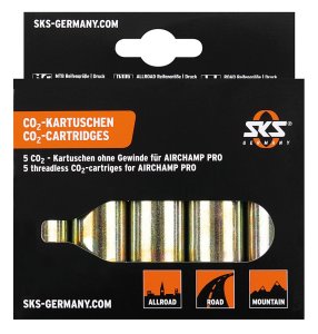 SKS CO2-Patronen 5 x 16 g ohne Gewinde