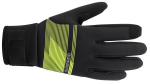 Shimano Unisex Windbreak Thermal Gloves neon yellow M