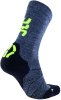 UYN Man Cycling Merino Socks anthracite / yellow fluo 42-44