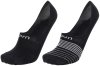 UYN Unisex Ghost 4.0 Socks 2Prs Pack black black/white 37-38