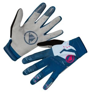 Endura SingleTrack Winddichter Handschuh: Blaubeere  - L