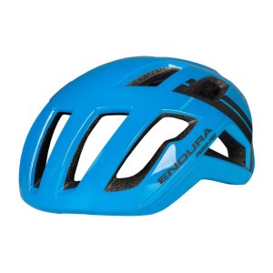 Endura FS260-Pro Helm: Neon-Blau - L-XL