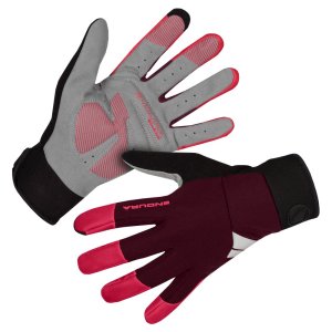 Endura Damen Windchill Handschuh: Aubergine - XS