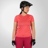 Endura Damen SingleTrack Trikot (kurzarm) Punch Pink L