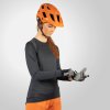 Endura Damen SingleTrack Trikot (langarm) Mattgrau S