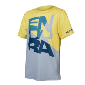 Endura Kinder SingleTrack Core T-Shirt: Blaubeere  - 7-8yrs